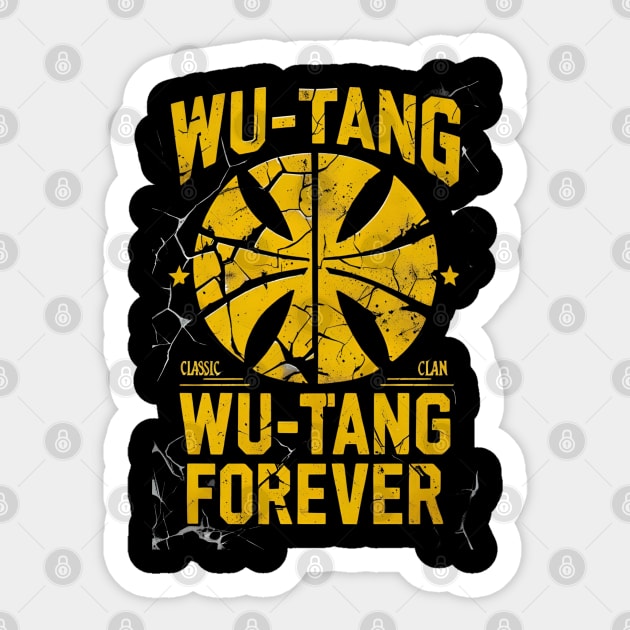 Wutang forever Sticker by Ink Lines